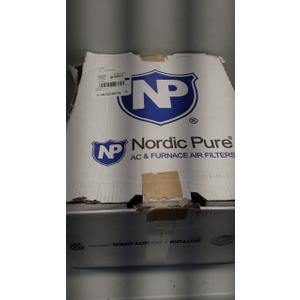 Nordic Pure 16x20x4 (15_1/2 x 19_1/2 x 3_5/8) Pleated MERV 12 Air Filters 2 Pack