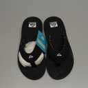 REEF Women's Fanning Bottle Opener Flip Flops (8, Black)