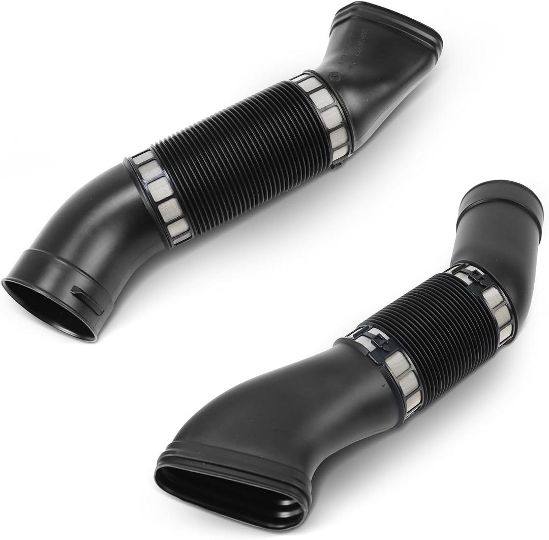 MUNIK 1120943482 1120943582 Left & Right Air Intake Duct Hose Compatible with Mercedes-Benz E-Class W211 2003-2008 E240 V6 2.6L Replace# 1120943482 1120943582