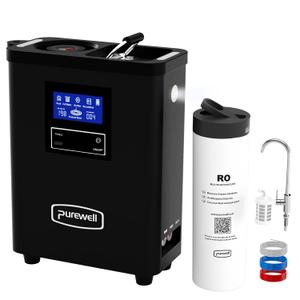 Purewell® K8680 RO Water Purifier System,10-Stage RV Portable Water Filtration Survival with UV,Desalination Rate Reaches 95%,Survival Gear Purification for Drinking,Team Camping，Travel
