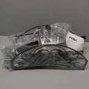 Keten Garden Hose Holder, Detachable Metal Water Hose Holder Stand, Heavy Duty Freestanding Garden Hose Reel Rack and Hose Storage Organizer for Outside Yard