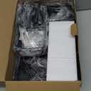 Consumest Corner Shower Caddy Standing - 3-Tier Stainless Steel Shower Organizer with Soap Holder and 4 Hooks, Large Capacity Corner Shelf Stand for Bathroom, Rest Room, Black