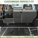 Seat Back Cover for 2010-2024 Toyota 4Runner 5 Seats (No 3rd Seat) All Weather Cargo Liner Rear Backrest Protector Mats Accessories