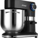 Aifeel 10.5 QT Stand Mixer,900W Electric Food Dough Mixer,Large Capacity Tilt-Head Kitchen Electric Mixer with Dough Hook,Beater,Whisk & Splash Guard,Dishwasher-Safe Attachments for Baking(Black)