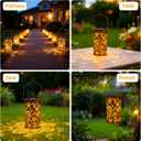 ANYTALK Mothers Day Gifts, Birthday Gifts for Women Mom Grandma, Sunflower Solar Lanterns Outdoor Waterproof, Hanging Solar Lights for Yard, Patio, Porch, Garden Decor