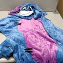 XXLOG Adult Onesie Animal Pajamays Sleepwear Halloween Costumes Unisex One Piece Cosplay Suit for Women and Men XL