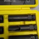 Topec 12PCS Spline Lug Nut Socket Set, Master Lug Nut Key Set of 5, 6, 7, 12 Spline, Wheel Lock Removal Kit for Spike and Hex Lug Nuts, Universal Locking Lug Nut Removal Tool