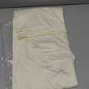 BDDC Table Covers for 6 Foot Tables, Ivory Washable and Wrinkle Resistant Stretch Tablecloths Rectangle 6ft for Events, Wedding, Banquets, Parties