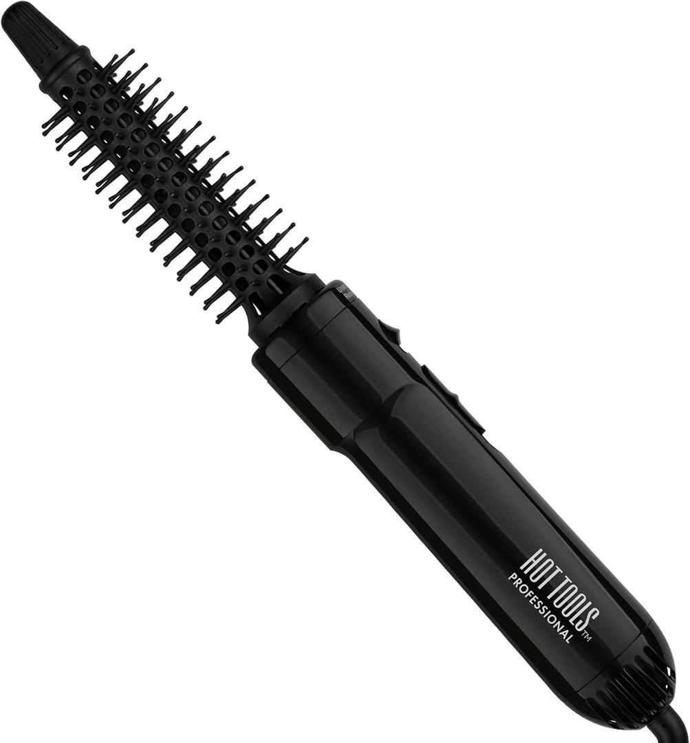 Hot Tools Pro Artist Hot Air Styling Brush | Style, Curl and Touch Ups (3/4), Black (0.75 Inch (Pack of 1))