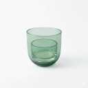 3.9IN Glass Candle Cloche Green