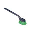 Harper Brush 231 20" Plastic Multi-purpose Gong Scrub Brush - Green Soft Synthetic