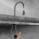 14.8oz(0.92lb) Pull Down Faucet Hose Weight Ball, Kitchen Sink Pull Out Sprayer Hose Gravity Ball Replacement Part, Universal Bathroom Basin Sink Stainless Steel & Braided Hose