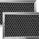 2 Pack JX81J WB02X11124 Microwave carbon filter recyclable,Compatible with GE Hotpoint Microwave Oven 