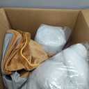 Jumbo Dog Bed for Extra Large Dogs, Orthopedic Dog Bed with Cooling Gel Memory Foam, Waterproof Pet Bed with Removable Washable Cover, 45" Pet Sofa Couch Dutch Velvet with Bone Toy, Brown