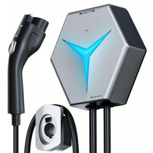 STOKE VOLTAICS Level 2 EV Charger, 32 Amp 240V Electric Vehicle Charging Stations, IP66 Water-Proof EV Charging Station, E-Kite 26-Foot Cable for Indoor/Outdoor Use (NEMA 14-50 Plug)