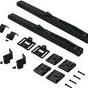 2PCS Barn Door Soft Close Mechanism Spring Buffer Damper Upgraded Hole-Free Version Sliding Barn-Door Hardware for Weight 70-160 Pounds Adjustable Stoppers, Actuator Spacers Included