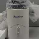 Cold Press Juicer, Zasmira Juicer Machines with Large Feeding Chute, Powerful Slow Juicer with Pulp Seperation, 99.6% Juice Purity, Easy to Clean, White