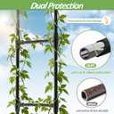 Grape Vine Trellis,Heavy Duty Metal Plant Support Trellis-113L*81W*96H in