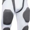 CHAMPRO Tri Flex 7-Pad Girdle Football Pants (Medium, White)