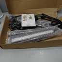 LBW Grow Lights for Indoor Plants, 75" Tall Plant Grow Light, Full Spectrum Grow Light with Stand, 6/8/12/16H Timer, 3 Color Modes, 360Flexible Gooseneck, 4 Heads, Black