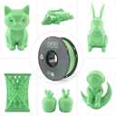 PLA 3D Printer Filament, Dimensional Accuracy +/- 0.02 mm, 1 kg Spool(2.2lbs), 1.75 mm, Lemon Green