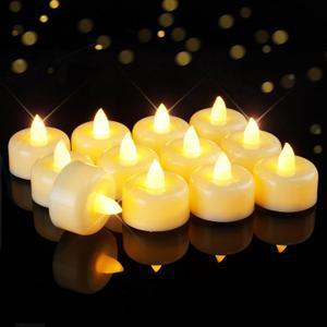 Raycare 100Pack Flameless Candles, Battery Operated LED Tea Lights, Long Lasting Fake Candles, Electric Candles for Wedding, Holiday Party, Centerpieces, Home Decor, Halloween, Christmas