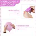 Lattua Pink Bow Balloon Garland Arch Kit - 141PCS Shatterproof Balloons with Bow Decor, Easy Setup for Birthdays, Baby Showers, Anniversaries, Girls & Women Party Decorations