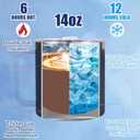 Happy Retirement Gifts for Men,14 Oz Funny Retirement Coffee Mug for Coworkers, Dad, Retired People, Friends, Teachers, Doctors, Boss, Dad, Funny Mug Xmas Present with Lids, Navy Blue