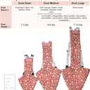 Chicken Diapers Duck Diaper Diaperalls for Hens, Roosters, Ducks, Ducklings - Reusable, Adjustable by Uni Infinity (Buffalo Plaid, Duck Small, 1, Count)