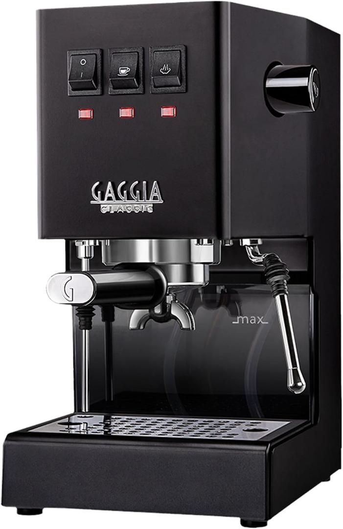 Gaggia RI9380/49 Classic Evo Pro Espresso Machine, Thunder Black, Small