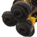 BilltiiWW Highlights P1B27 Body Wave Bundles Black Mixed With #27 Weave Brazilian Soft and Silky for Black Women 18 20 22 Inch