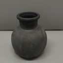 SIDUCAL Ceramic Rustic Farmhouse Vase | 6 Inch Pottery Decorative Flower | Boho | Terracotta Vase for Home Decor Table, Living Room, Bathroom Decoration, Shelf Decor, Mantel, Bronze