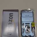 DEERLAMN Case for Google Pixel 10 Pro XL with Slide Camera Cover+Screen Protector(1 Pack), Rotated Ring Kickstand Military Grade Shockproof Protective Cover-Light Blue