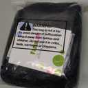 FantaLook Mens 80S Long Curly Black Rocker Costume Wig