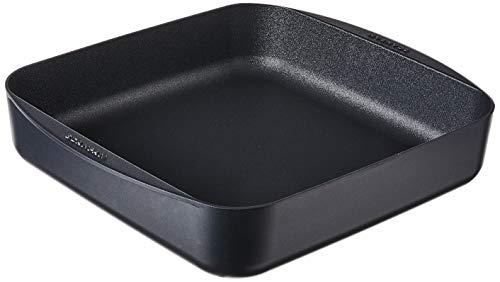 SCANPAN 41403600 Frying Pan, Black, 12.6 x 12.6 inches (32 x 32 cm), TechnIQ Square