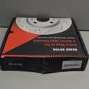 Rotors Kit Front Compatible with 2013-2021 Honda Civic, 2003-2017 Accord, Automotive Replacement Brake Kits 31257 D914-7795 Drilled And Slotted Rotors 281.6mm(11.1in)