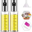 Oil Sprayer for Cooking,2 Pack 100ml Olive Oil Spritzer,Oil Sprayer for Air Fryer, Salad,BBQ,Roasting