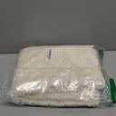 H.VERSAILTEX Bath Mats for Bathroom Non Slip Thick Chenille Striped Bath Rug Absorbent Fluffy Soft Shaggy Rugs Washable Dry Fast Plush Mats for Indoor, Bath Room, Tub - 17" x 24", Cream