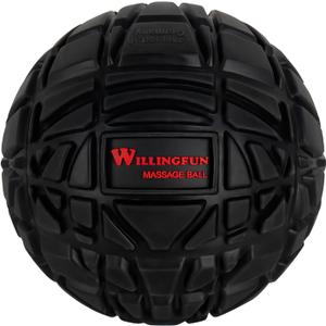 Massage Ball for Myofascial Release, Trigger Point Massage Ball, Physical Theraypy Balls for Back, Foot, Deep Tissue Massage Ball, Ideal for Yoga, Muscle Relief, Exercise and Recovery