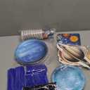 Outer Space Theme Birthday Party Supplies,Galaxy Planet Outer Space Paper Plates and Napkins Kit,for Solar System Planets Baby Shower Birthday Party Decorations,Serves 30