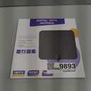 TV Antenna Indoor Long Range, Supports 4K 1080p Smart TV Signal Reception with Signal Amplifier 16ft HDTV Coax Cable