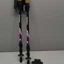 TrailBuddy Trekking Poles - Lightweight, Collapsible Hiking Poles for Snowshoe & Backpacking Gear - Pair of 2 Walking Sticks for Hiking, 7075 Aluminum with Cork Grip (Plum Purple)