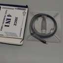 4 in 1 USB C Cable with Wattage Display, 140W Flat Nylon Braided Multi Charge Cable with Data Sync, USB C Charging Cord Combo Type C/USB A/L Port for iPhone/iPad/Samsung/Laptop, 3FT