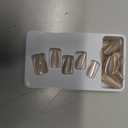 Press on Nails, 24Pcs 12 Sizes Oval Fake Nails Kit Press Ons with Nail Glue, Adhesive Tabs, Nail File, Prep Pad, Manicure Stick, Pack of 5