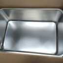 Stainless Steel Litter Box,XXL Metal Cat Litter Box for Big Cats 8IN Deep, Cat LitterBox High Sided Pet Toilet Easy to Clean,Cats Litter Pan for Adult Cats,Non Stick, No Smell