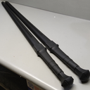 Medieval Sword Plastic Models, Black, 45"L, Pack of 2