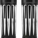 49mm Fork Slider Boots Cover for Harley Touring, FLHR, FLHX, Ultra Limited Low, CVO Street Glide, Bagger (Black, +2'' Deep style)