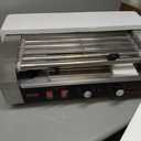 VEVOR Hot Dog Roller, 12 Hot Dog 5 Rollers, Stainless Steel Sausage Grill Cooker, 750W Hot Dog Machine with Dual Temp Control, Removable Oil Drip Tray, for Party Home Commercial