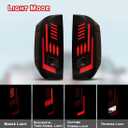Nixon Offroad Sequential Tail Lights, LED Taillights Assembly for 2014-2021 Toyota Tundra, LED Sequential Turn Signals, DRL, Brake Lights Tail Lamps Sets, Passenger & Driver Sides (Smoke Lens)