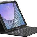 ZAGG - Messenger Folio 2 - Tablet Keyboard & Case for 10.2-inch iPad, 10.5-inch iPad/Air 3 (iPad 10.2" (Gen 9, 8, 7) / Pro 10.5" (Gen 2))
